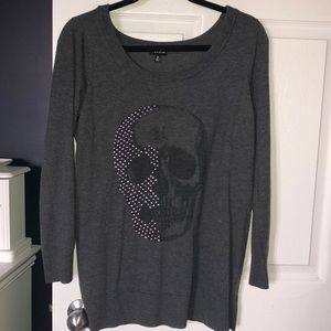 Studded Skull Sweater- Torrid size 0